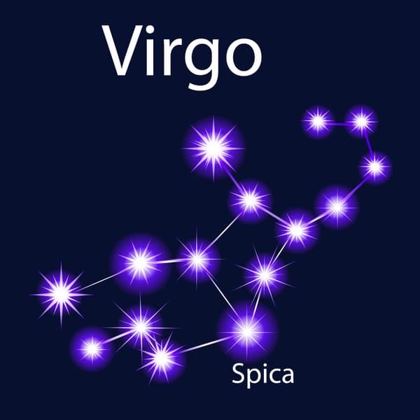 Illustration of the Virgo Constillation